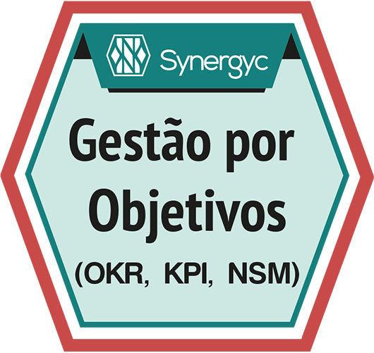 Badge Synergyc Gestão por Objetivos